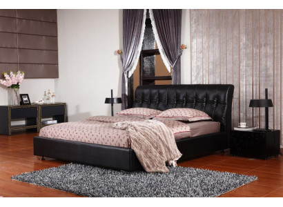 Ontwerper slaapkamer tweepersoonsbed bedden leren hotel luxe bekleding