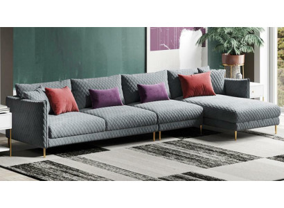 Textiel Modern Relax Zit Luxe Meubels Woonkamer Hoekbank L-vorm Gestoffeerde Bank