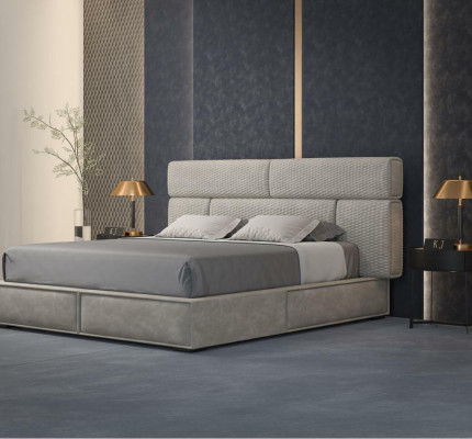 Beddenontwerp Bed Dubbel Huwelijk Modern Hotel Frame Slaapkamer