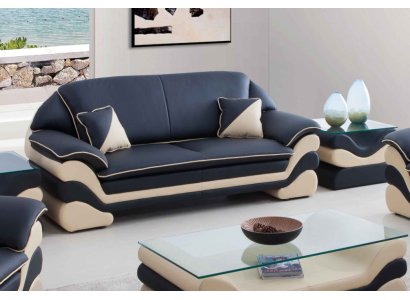 Leren bank bank Klassieke 3-zitsbank Banken Bankstellen ontwerper bekleding