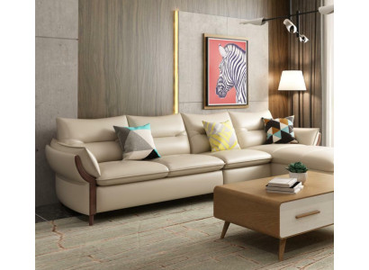 Meubelwoonlandschap Luxe Bank Hoekbank Hoekbank L-vormig Gestoffeerd Modern Relax