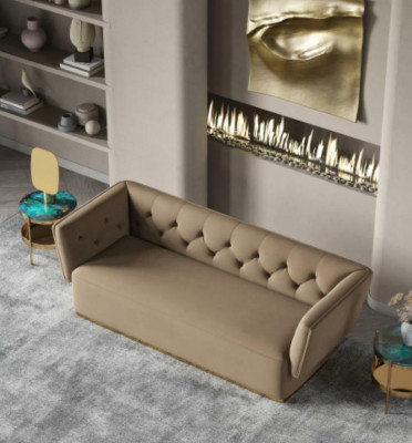 Woongebied Relax Zitontwerp Bank Lounge Bankstellen Textiel Bank 3-zits