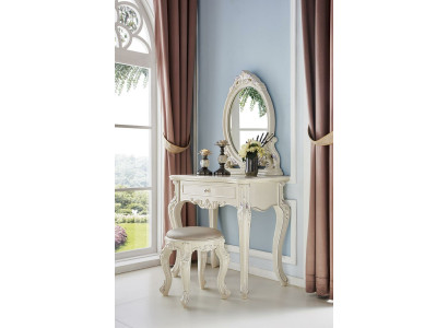 Kaptafel Dressing Tafel Commode Spiegel Make-uptafel Planken Krukje