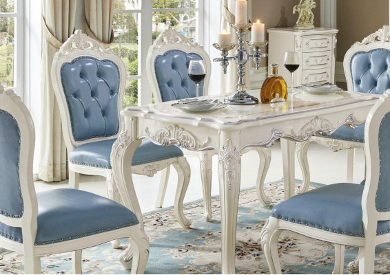 Barok eettafel tafel eetkamer woonkamer groep set hout ontwerp