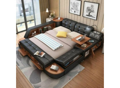 BED MULTIFUNCTIONEEL - KLUIZEN - GELUID DUBBELE HOTELKRUK - USB - BED - BEDDEN