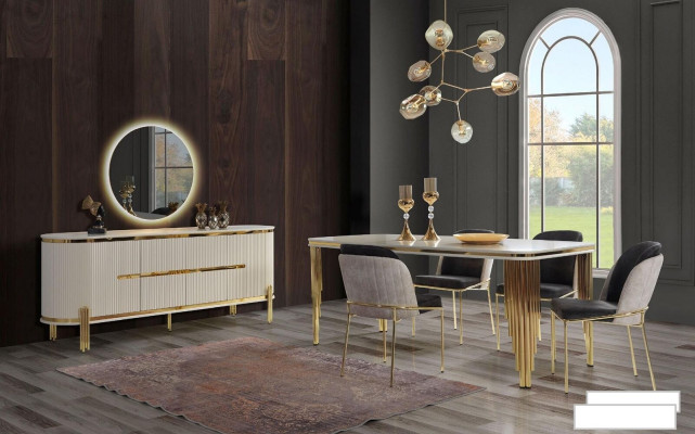 Luxe tv-kast televisiestandaard dressoir dressoir wandmeubel 2-delig Nieuw