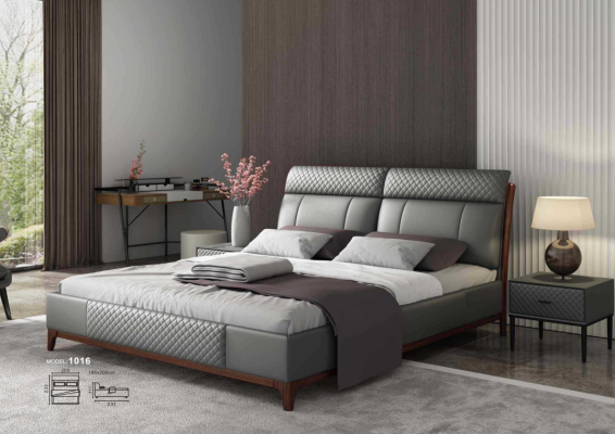 Beddeksel Ontwerp Luxe 180x200cm Tweepersoons Hotelbedden Echtelijke Slaapkamer Leer