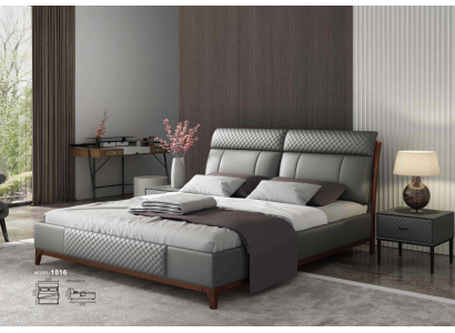 Beddeksel Ontwerp Luxe 180x200cm Tweepersoons Hotelbedden Echtelijke Slaapkamer Leer
