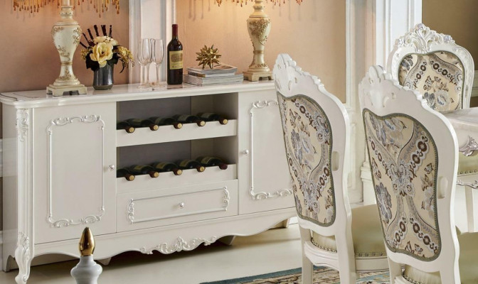 Barokke bar kast vitrine wijnrek toonbank balie bar huisbar antieke stijl