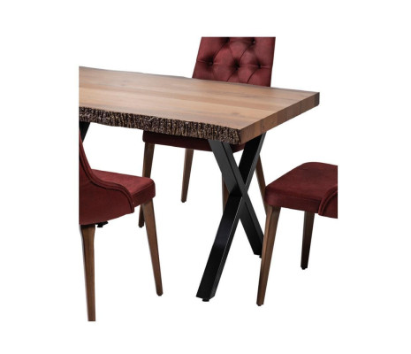 Eettafel set Tafel Eetkamerset Tafel 4x stoelen Stoelgroep Set van 5 delen