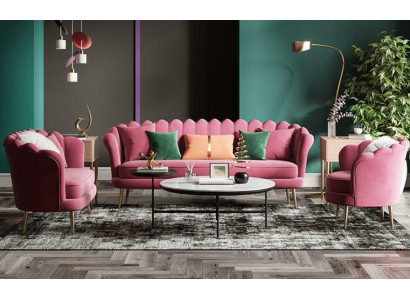 Bankstellen Meubels Relax Zit Ontwerp Bank Lounge Bankstellen Textiel Bank 3-Zits Fluweel Nieuw