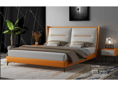 Modern design bed 180x200 leather hotel beds double sleeping room