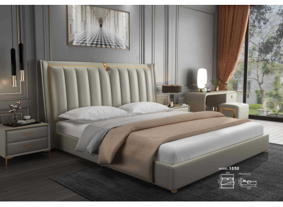 Luxe bed gestoffeerd bed lederen slaapkamer bedden 180x200cm tweepersoonsbed