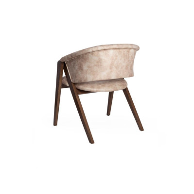 Eetkamerstoelen Hout Luxe Fauteuil Stoel Bruin Leunstoel Woonkamermeubilair Nieuw