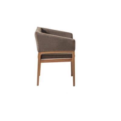 Klassieke fauteuil stoel stijl moderne design meubels zitkussen hout textiel nieuw