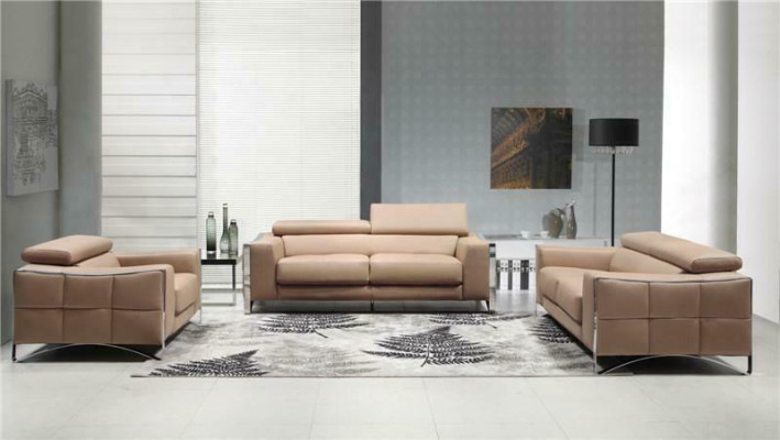 Multifunctionele leren bank zitkussen woonkamer leren bankstel sofa