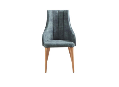 Luxe ontwerp gestoffeerde stoel stoelen zit leuning eetkamer massief echt hout ontwerp