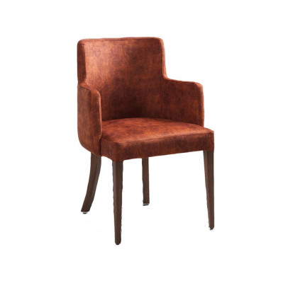 Stoelontwerp woonkamer eetkamer Echt houten stoelen met armleuning Nieuw.