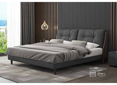 Hotelbed Luxe Design Bedden Met Stoffen Houten Lederen Slaapkamer 180x200