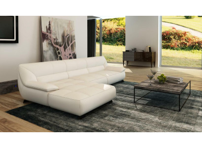 Leren bank Bank Woonlandschap Hoekbank Hoekbank Ontwerp Modern Sofa