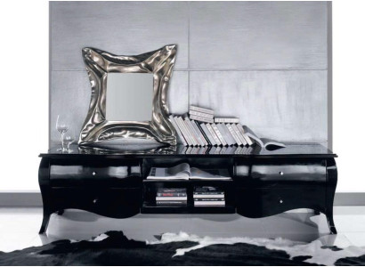 Tv-standaard Sideboard rtv Lowboard Rekken Woonkamer Hout Zwart Commode Tafels