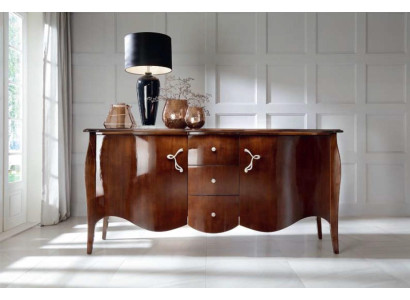 Hoogwaardig dressoir commode luxe kast kasten woonkamer hout bruin nieuw