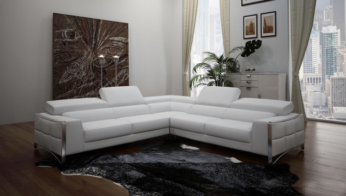 Ledersofa Bankstel Woonlandschap Hoekbank Hoek Garnituur Design Modern Sofa 1504B