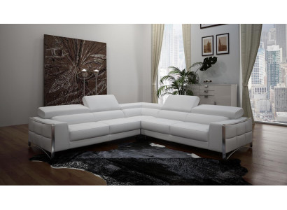 Ledersofa Bankstel Woonlandschap Hoekbank Hoek Garnituur Design Modern Sofa 1504B