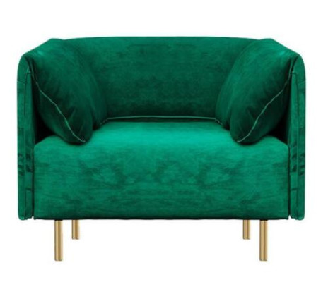 Bankstel met 2 zitplaatsen Velvet tweezits ontspannen fluweel hout club zetel ontwerp bank lounge