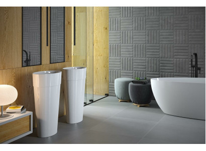 Modern design wastafel acryl badstaande wastafel