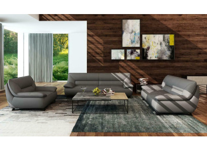Lederen bankstel bankstel bekleding set 3+2 zitsbank bankstellen bankstellen bankstellen nieuw