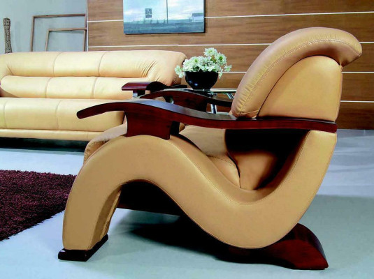 Sofa set van leer, bankstelset 3 + 2 (zonder fauteuil) bank zitkussens set 2033