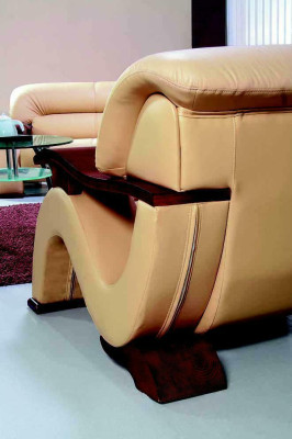 Sofa set van leer, bankstelset 3 + 2 (zonder fauteuil) bank zitkussens set 2033