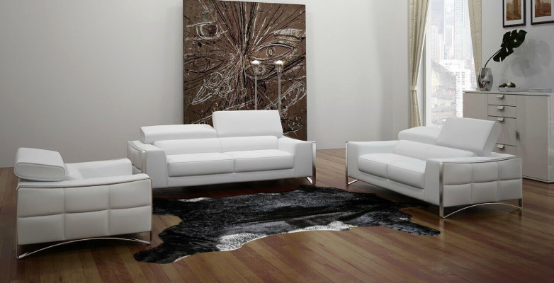 Sofa set van leer 3+2 (zonder fauteuil) bank zitkussen bekledingsset 1504