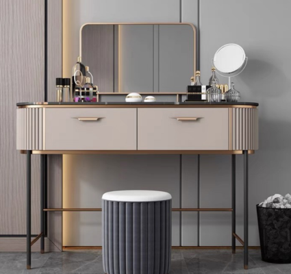 Make-up tafel Zwart dressoir Console tafels Slaapkamer tafel consoles Meubels