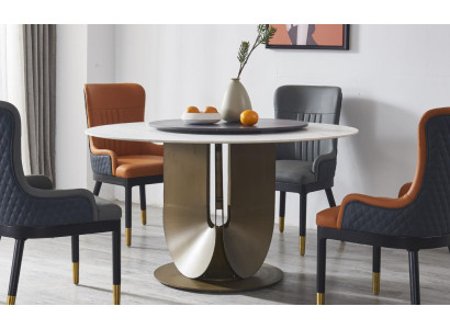 Ronde zuilentafels Ontwerp Tafel Rond Steen Meubels Eetkamer Eettafels Modern