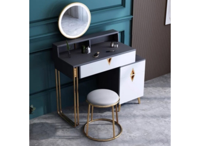 Kaptafel Tafel Slaapkamer Kruk Spiegel Jeugd Modern Stijl