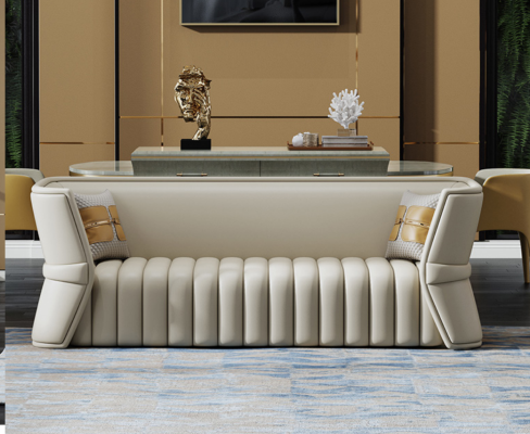 Sofagroep 3+2 zits bankstel Gestoffeerde bank Meubelontwerp