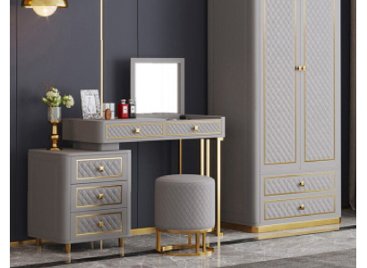 Make-up tafel stoel luxe console commode slaapkamer console tafel