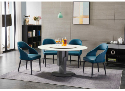 Eetkamer meubels Ovaal eettafel Tafel Ontwerp Tafels Luxe meubels Rond Nieuw Roestvrij staal