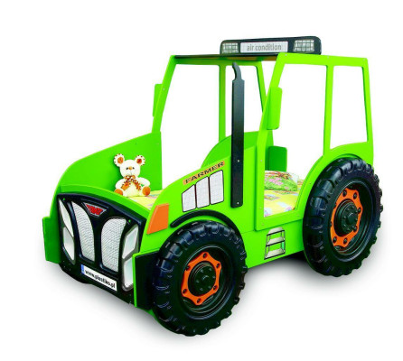 Boer Boer Vrachtwagen Kinder Kinderbed Jeugdbed Bed Tractor Groen Nieuw Bedden