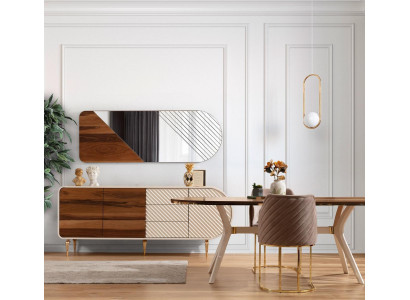 Inrichtingsgroep Luxe Tafel + 2 Stoelen Set 3-delig. Eettafel set Eetkamer