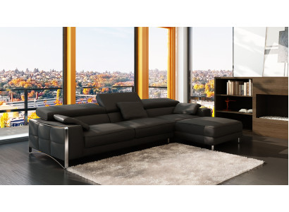 Multifunctionele hoekbankset leren bank zitkamer hoekbank.