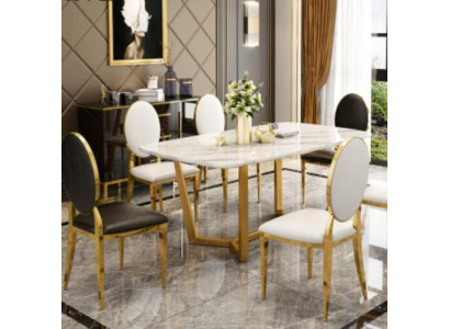 Ontwerp Eettafel Moderne Marmer Eetkamer Woonkamer Keuken Tafels Tafel