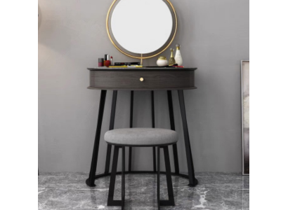 Make-up tafel Spiegel Stoel Luxe console Ladenkast Slaapkamer 2-delig.