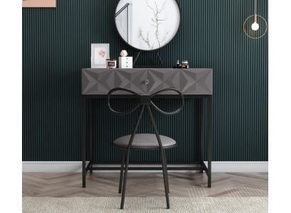 Tafel Klassieke console Spiegel Kaptafel Slaapkamer Krukje Set Commode