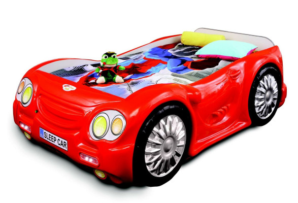 Bed kinderbed raceauto bed ontwerp kind kinderkamer tienerbed