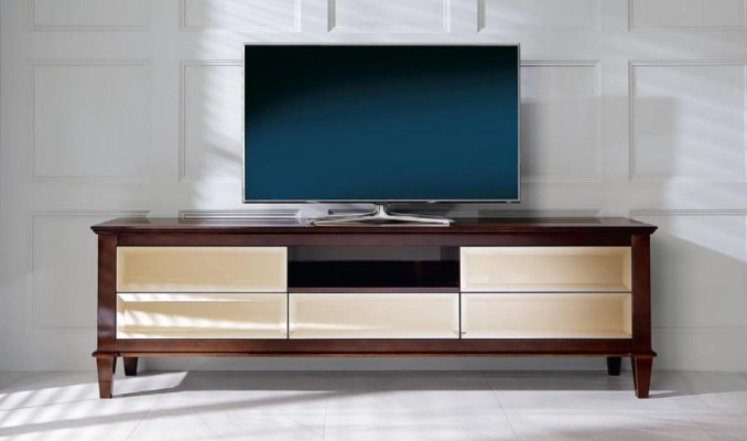 Lowboard tv-standaard Sideboard commode Woonkamer Modern Hout Design Meubels