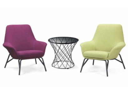 Ontwerp Fauteuil Bank Bank Sofa Ontspannen Stof Lounge Luxe tv-club zitplaatsen