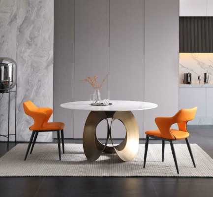 Eettafel Eetkamer Moderne roestvrijstalen woonkamer Keukentafels Ontwerptafel Metaal